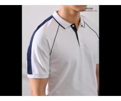 Mens contrast color polo shirts fitted form Routine brand (Model: 10S20POL009) - Image 3