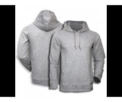 HIGH QUALITY MEN'S 60% COTTON 40% POLYESTER CUSTOM FRENCH TERRY HOODIE - Image 2