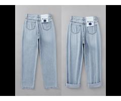 Edge Denim China Jeans Factory Amazon Hot Sales All Seasons Light Blue Lady Women - Image 1