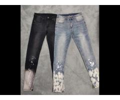 New Designs Cargo Denim Pant Denim Fabrics Jeans Boy Pants High Street Denim Jean - Image 1