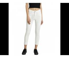 2021 Custom Mid Waist Skinny Slim Stretchy Lady Denim Ninth Pants Women Jeans Wholesale - Image 1