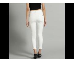 2021 Custom Mid Waist Skinny Slim Stretchy Lady Denim Ninth Pants Women Jeans Wholesale - Image 2