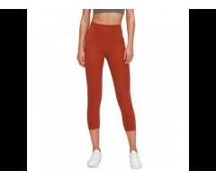 High Quality Nylon Quick Dry High Waist Breathable Breathable Fitness Leggings - Image 1