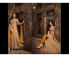 High Quality Bridal Gown Anarkali Lehenga Dress Pakistani Indian Style Heavy Boutique Dress - Image 1