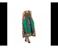 Africa Traditional Clothing For Women New African Print Elastic Rock Style Dashiki short maxi - Image 2