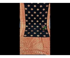 south Indian style bridal saree very beautiful hot product silk sari in Rich Minakari Pallu - Image 1