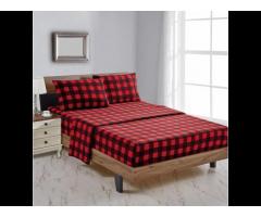 Ataya high quality 4pcs polar fleece bed linen bed sheet bedding set - Image 2
