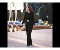 Wholesale Price Women Sets Casual Long Sleeves Autumn Winter Women Two Piece Set