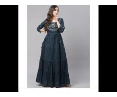 Teal Green Anarkali Kurta