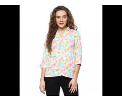 Floral Print Ladies Shirt