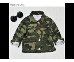TONGYANG Baby Girls Boys Jacket Cardigan Fashion Spring Autumn Camouflage Coats Army