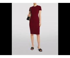 Designer Fitted Midi Dress