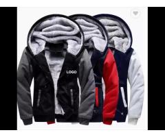 100% Cotton Winter Fleece Jacket Men Varsity Jacket Custom Letterman Jacket