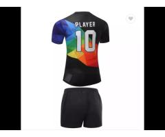 High Quality Mens Rugby Shirt Shorts Uniform Rugby Football Wear - Image 1