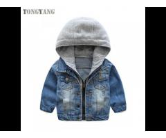 TONGYANG 2022 Kids Denim Jacket Boys Jean Coat Clothing Fashion Causal Children