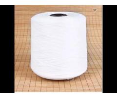 Factory 2 Layer Cotton Blend Woven 100% Polyester Yarn Original White - Image 2
