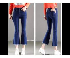 2022 High Quality Skinny Denim Pants bootcut Jeans crop jeans women