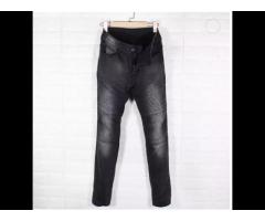 Men's Slim Biker Jeans Moto Denim jeans black Trousers Cotton Elastic Slim Fit summer pants - Image 1