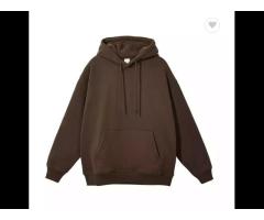 Wholesale Mens comfy luxury blank thick designer oversized hoodies pullover cotton hoodies - Image 3