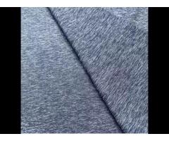 Hot Sell Polyester Spandex Stretch Catinionic Dye Heather Jersey Fabric 200gsm 58/60"