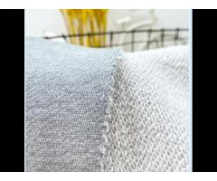 380Grams Heavyweight 100 % Organic Cotton White Terry Cloth Sweatshirt Fabric Material Fabric