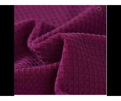 New 84%Nylon 16%Spandex Plain Dyed Soft Hand Feel Single Jersey Grid Jacquard Weft Knitted Fabric - Image 3