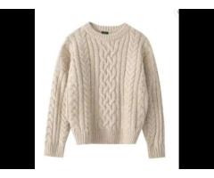 Factory Wholesale Customization New Fashion Women Casual Long Sleeved Fleece Knit Sweater