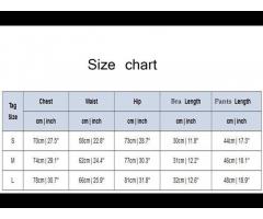 FREE SAMPLE Women's Seamless Workout Set 2 Pieces Ribbed Sport Bra with High Waist Shorts - Image 2