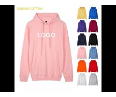 Wholesale 300GSM Thick Pink Hoodies Custom Logo Pullover Custom Casual Style - Image 1