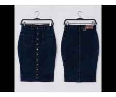 Wholesale Summer new designs high waist women denim pencil skirt - Image 2
