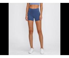 2021 Sports Gym Compression Wear Pockets Yoga Shorts Set Running High Waist Fitness Workout Shorts - Image 1