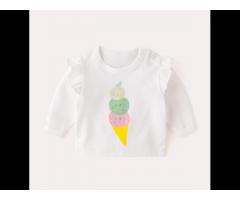 Baby Long-sleeved Blouse Korean Style Sweatshirt Children's Undershirt Newborn - Image 2
